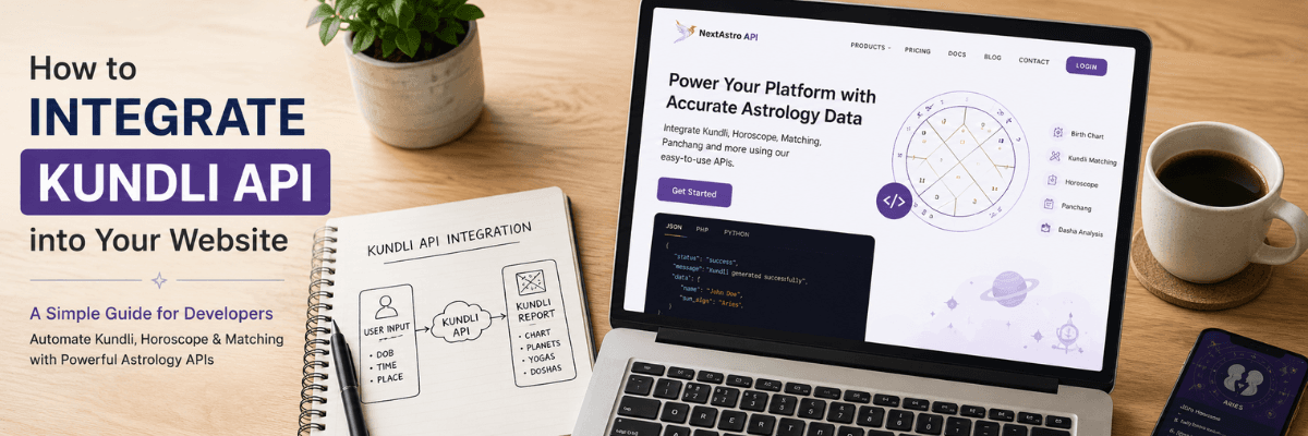 How to Integrate a Kundli API into Your Website